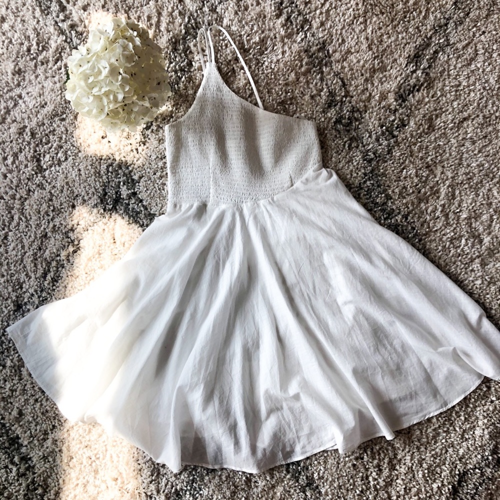 White Urban Outfitters Asymmetrical Dress